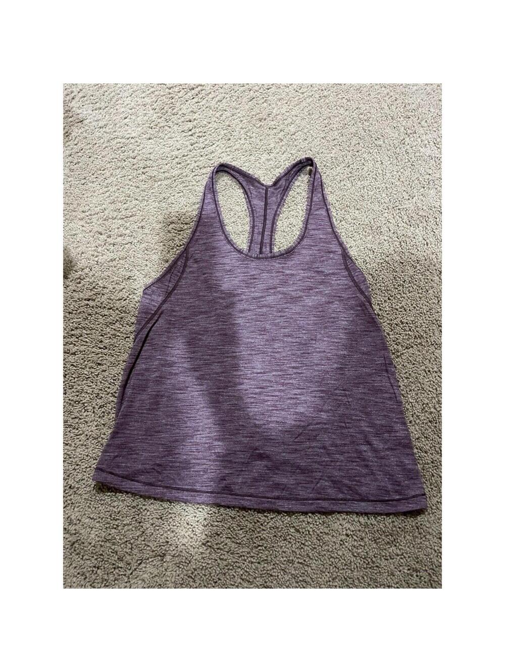 Women's Lululemon tank top racer back purple / plum size 6
